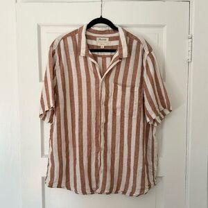 Madewell Men’s Linen Easy Short-Sleeve Shirt